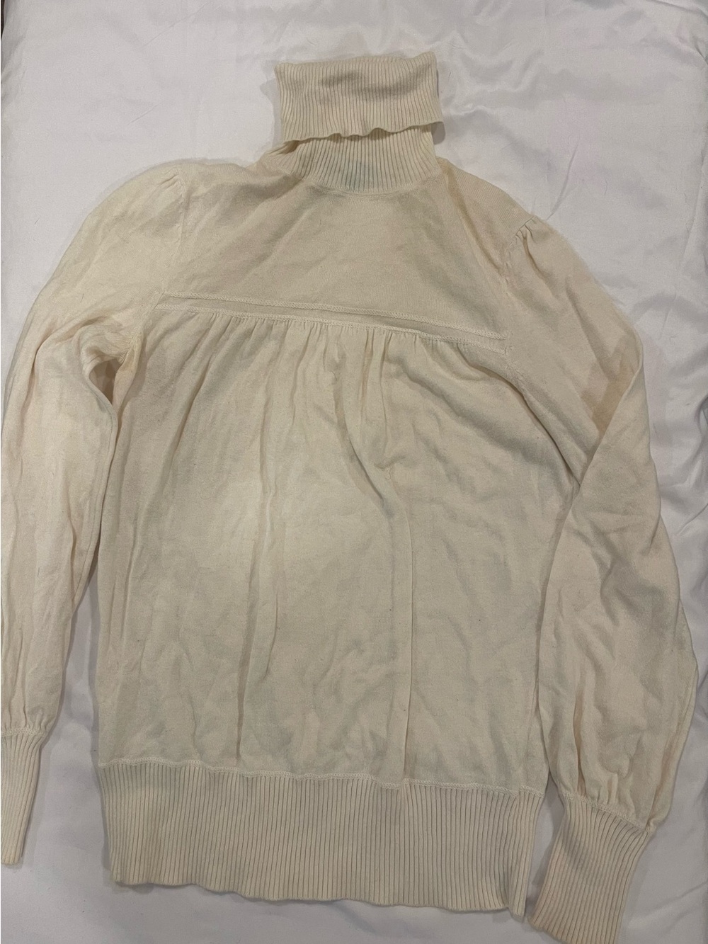 GAP Cream Turtleneck Sweater